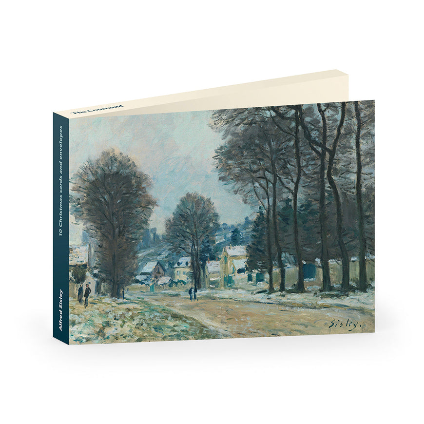 Alfred Sisley 'Snow at Louveciennes' 10 Christmas Cards