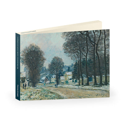 Alfred Sisley 'Snow at Louveciennes' 10 Christmas Cards