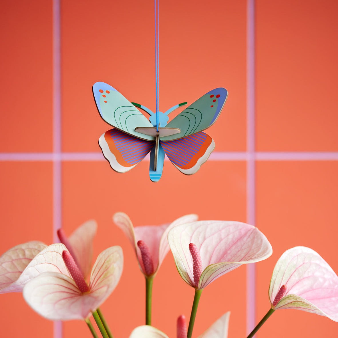 3D Hanging Charm - Dotted Butterfly