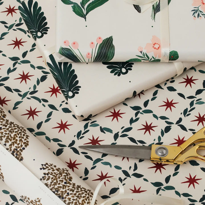 Botanical Diamond Single Sheet Wrapping Paper