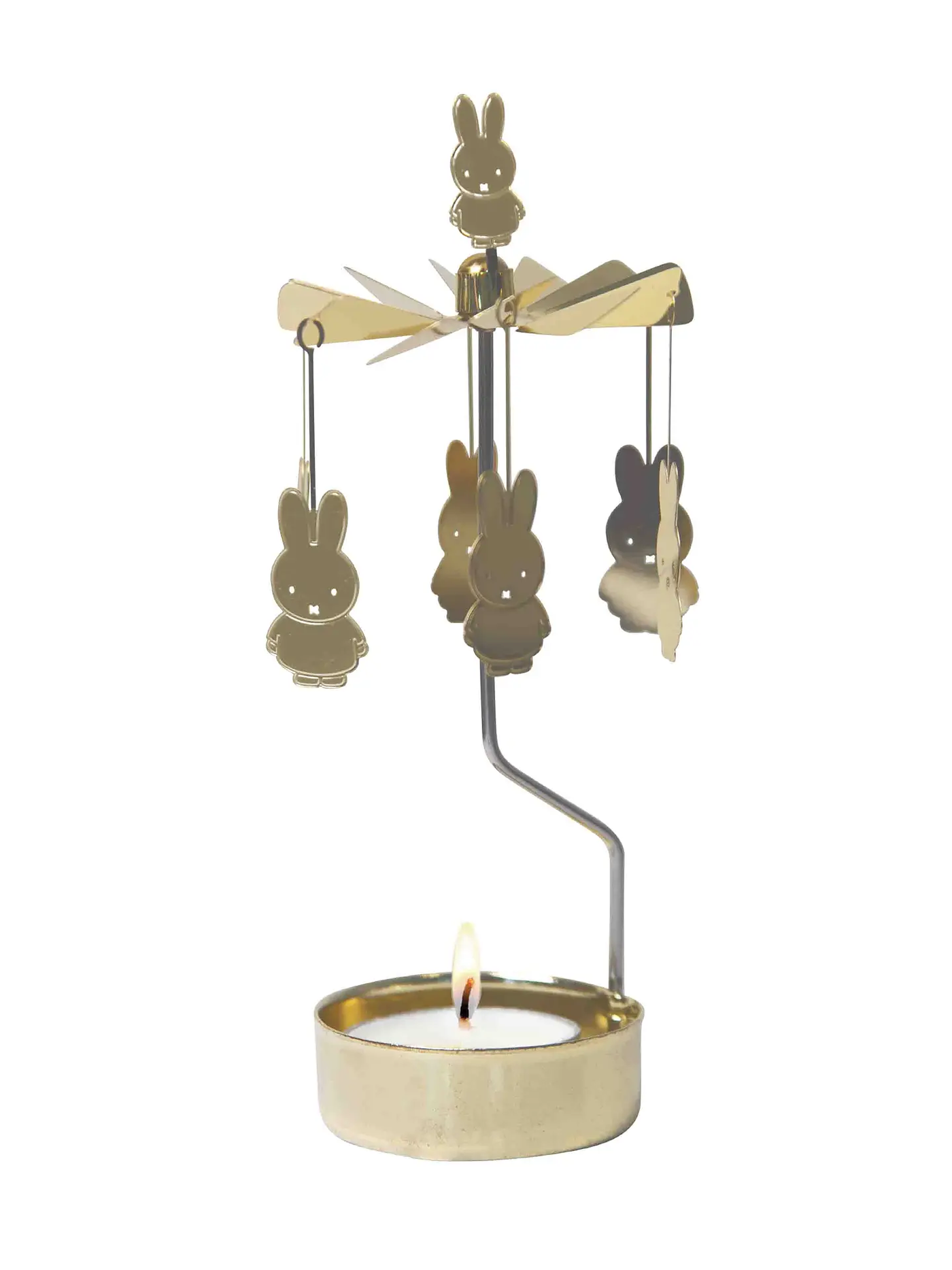 Anglaspel Candle Holder - Gold Miffy