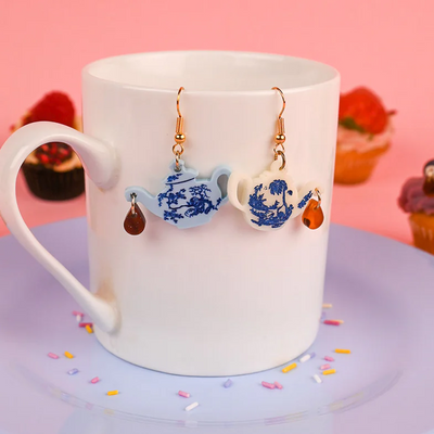 Vintage Teapot Earrings