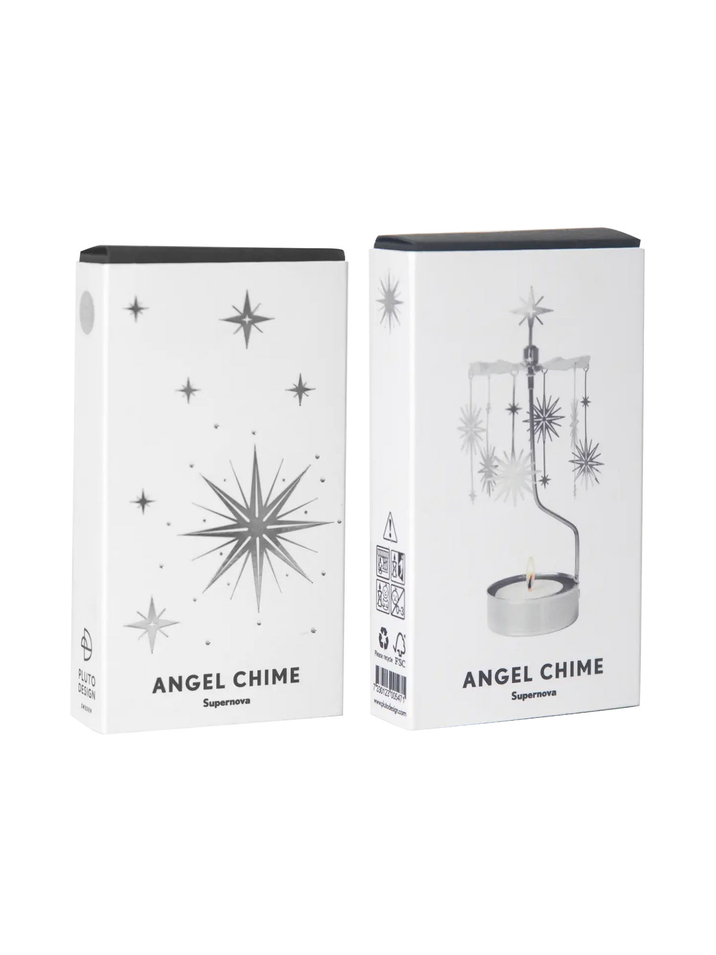 Anglaspel Candle Holder - Silver Supernova