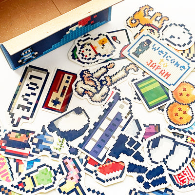 Japanese Decoration - Box of Haco Flake Stickers