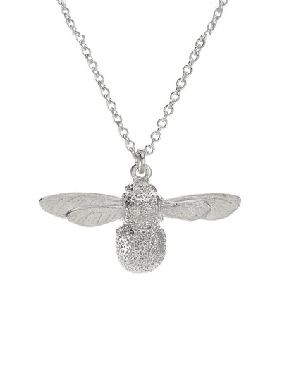 Baby Bee Necklace - Silver
