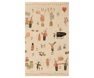 10m Happy Day Paper Gift Wrap Roll