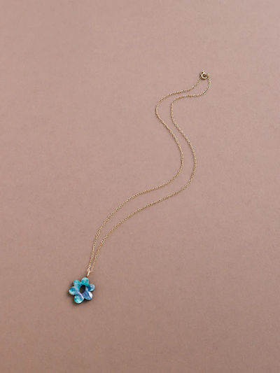 Mia Necklace in Sea Blue