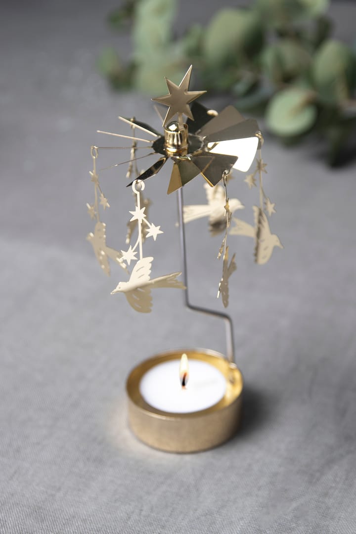 Anglaspel Candle Holder - Gold Starling