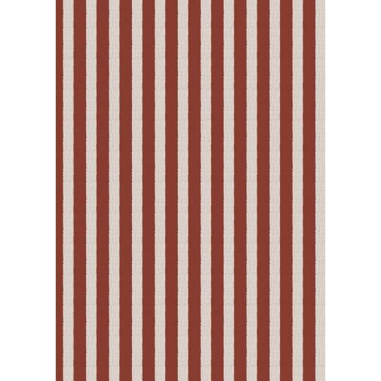 5m Rustic Red Candy Stripe Wrapping Paper
