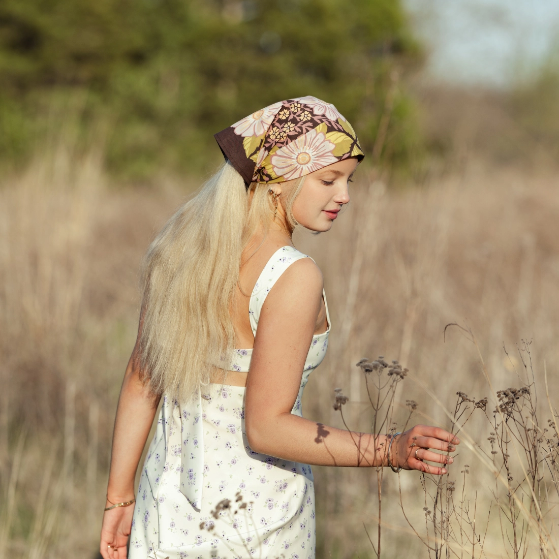 Cotton Bandana - Violet