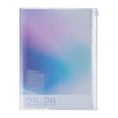A5 Gradient Colors. Wallet Diary - 2026
