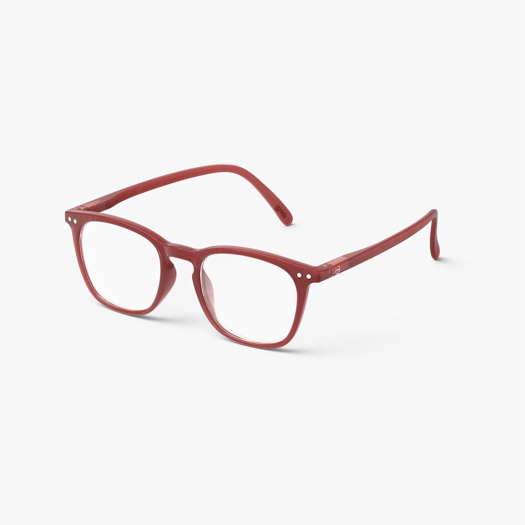 Reading Glasses - Design 'E' in Carmine Red by Izipizi