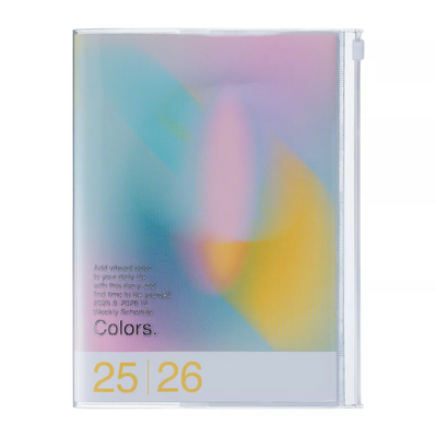 A5 Gradient Colors. Wallet Diary - 2026