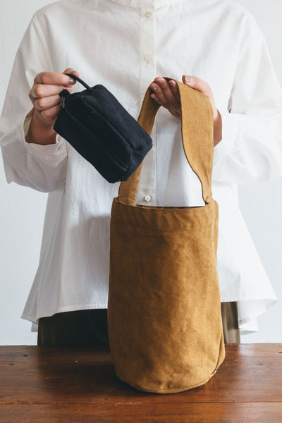 Indian Cotton Canvas Bucket Bag