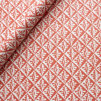 'Oak Leaves Red' Wrapping Paper