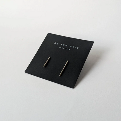 Mini Hammered Line Studs
