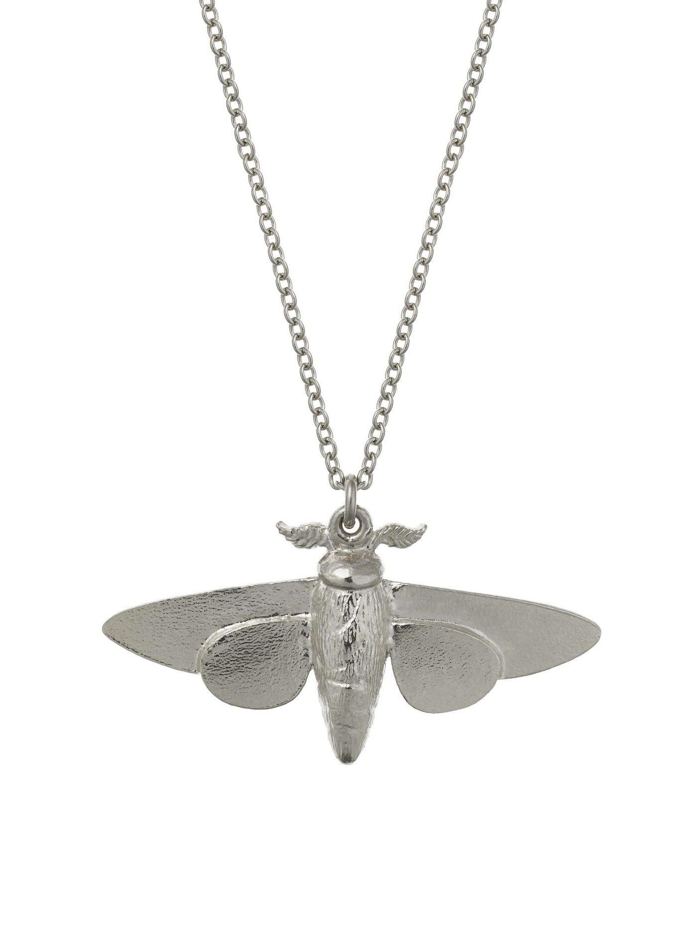 Moth Necklace - Silver