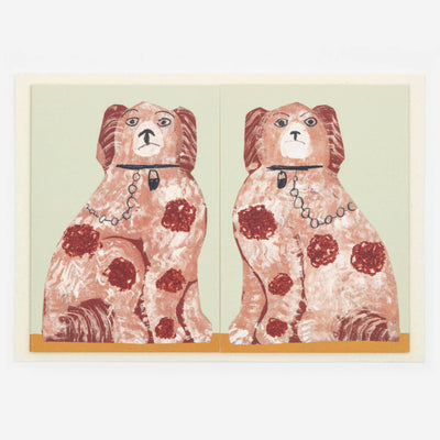 Mantel Dogs Card