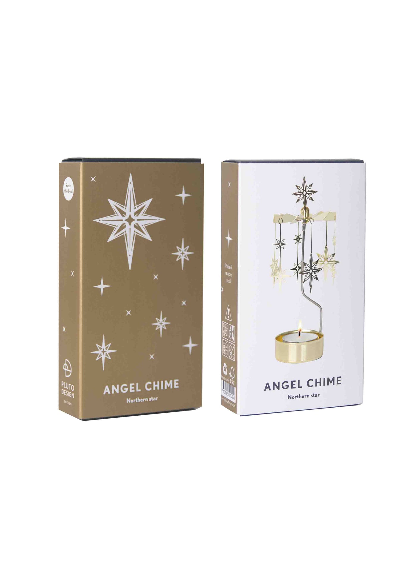 Anglaspel Candle Holder - Gold Northern Star