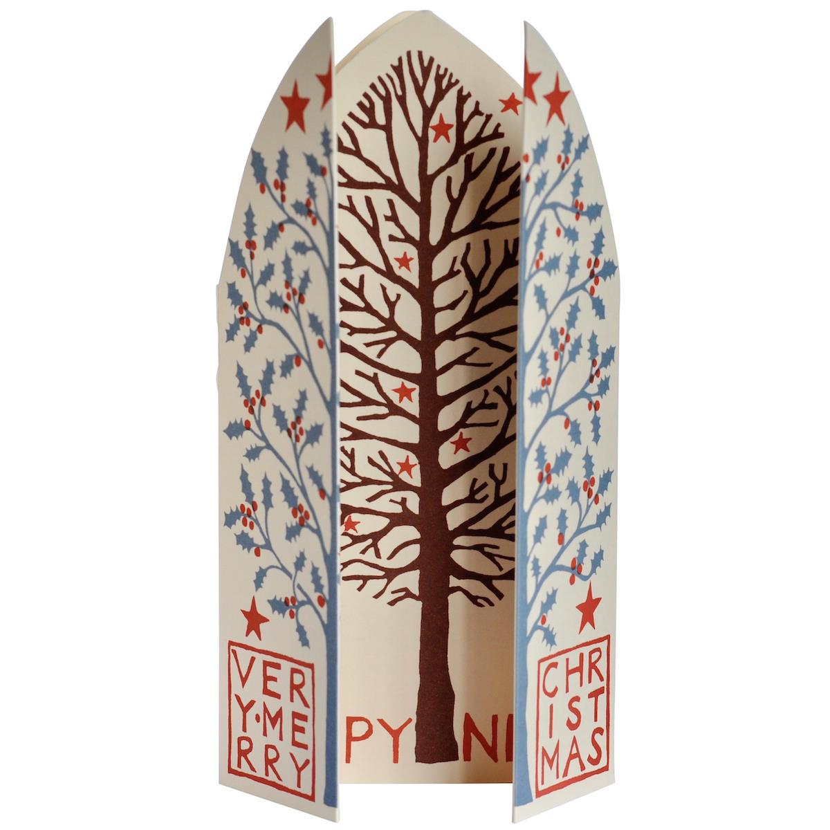 Extra Special Triptych Card - Winter Trees