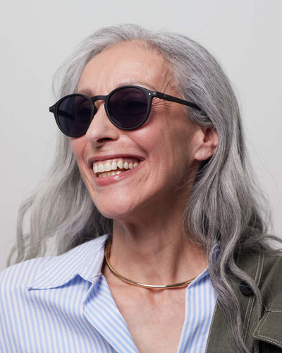 Reading Sunglasses - Design 'D' in Black by Izipizi