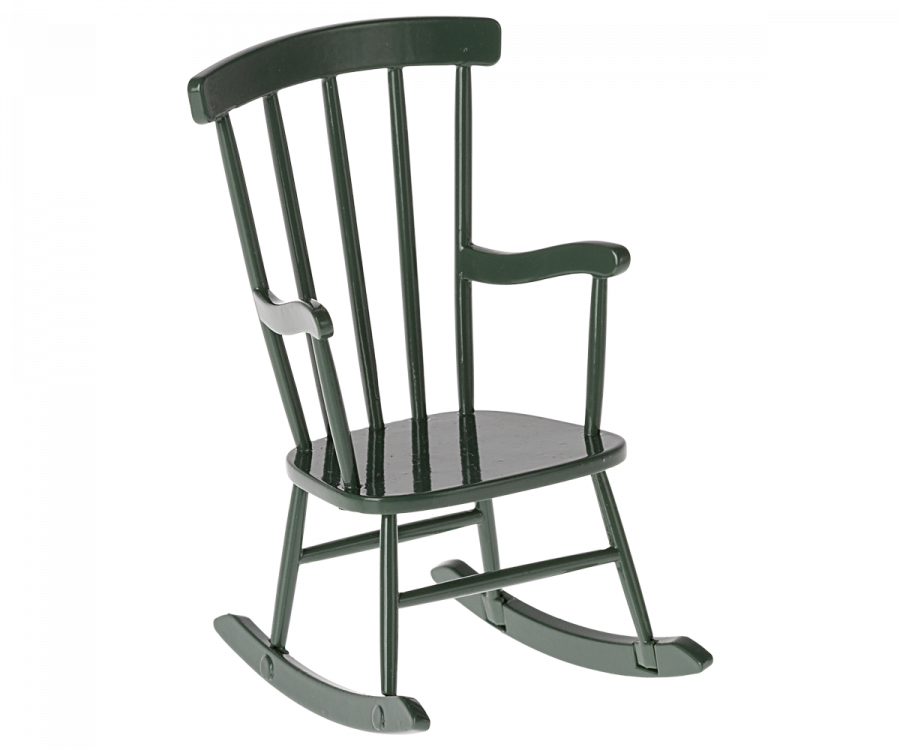 Maileg Mouse Rocking Chair - Dark Green