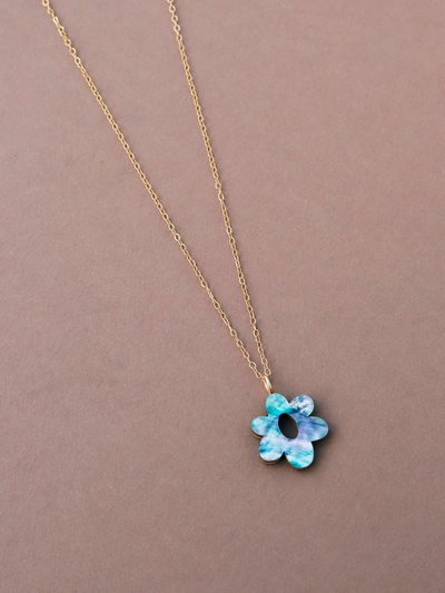Mia Necklace in Sea Blue