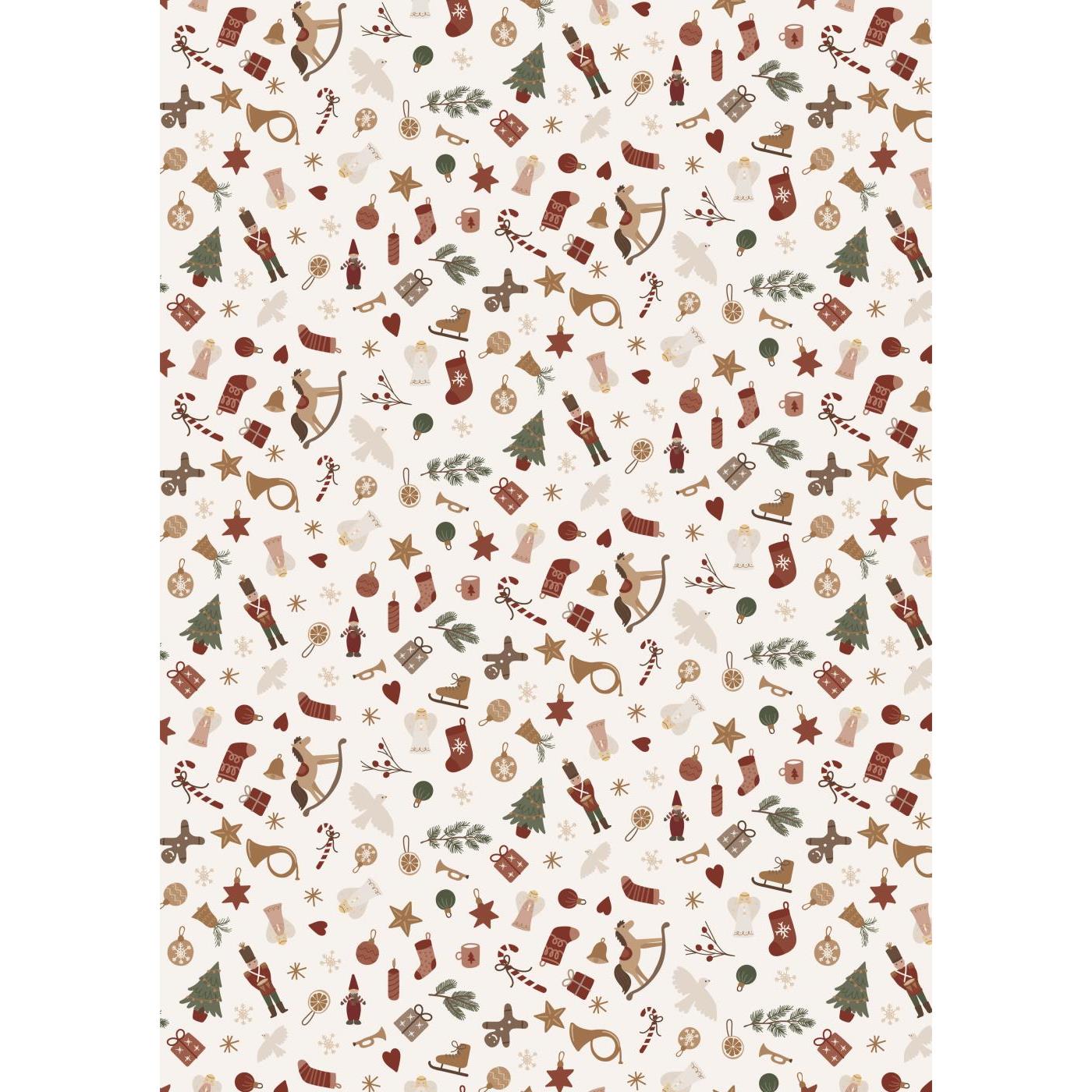 5m Nostalgic Scandi Christmas Wrapping Paper