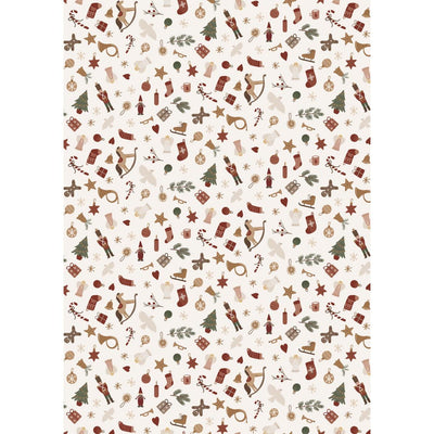5m Nostalgic Scandi Christmas Wrapping Paper