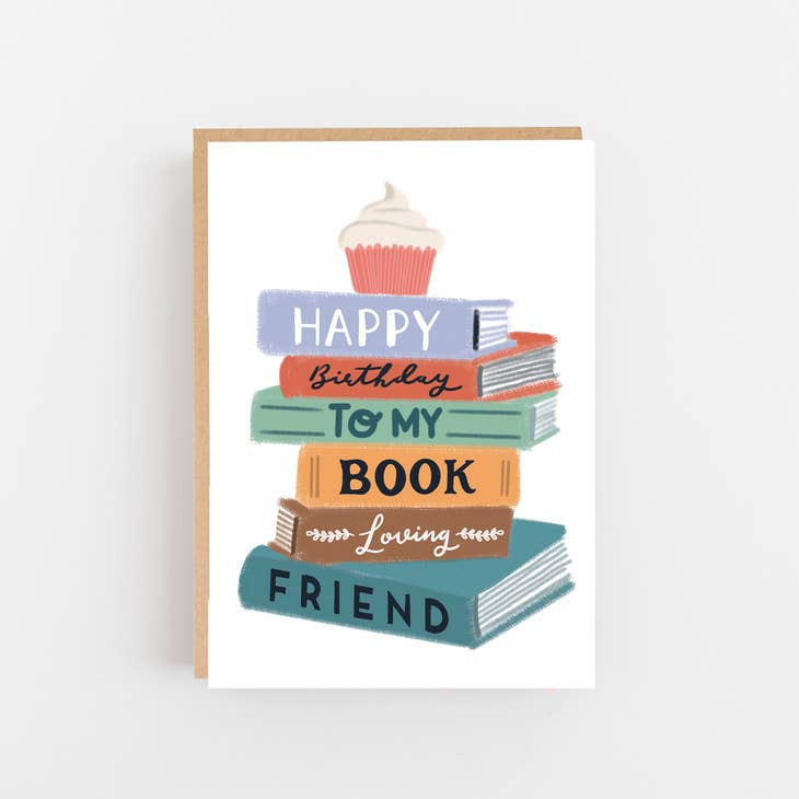 Book Loving Friend Birthday Card