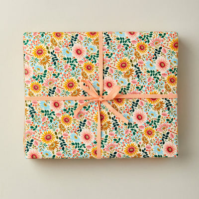 Bright Flowers Wrapping Paper