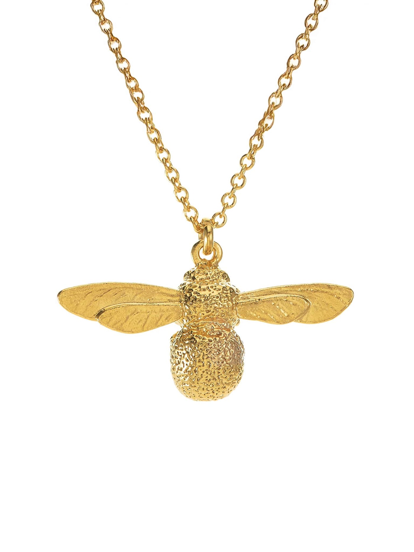 Baby Bee Necklace - Gold Plate