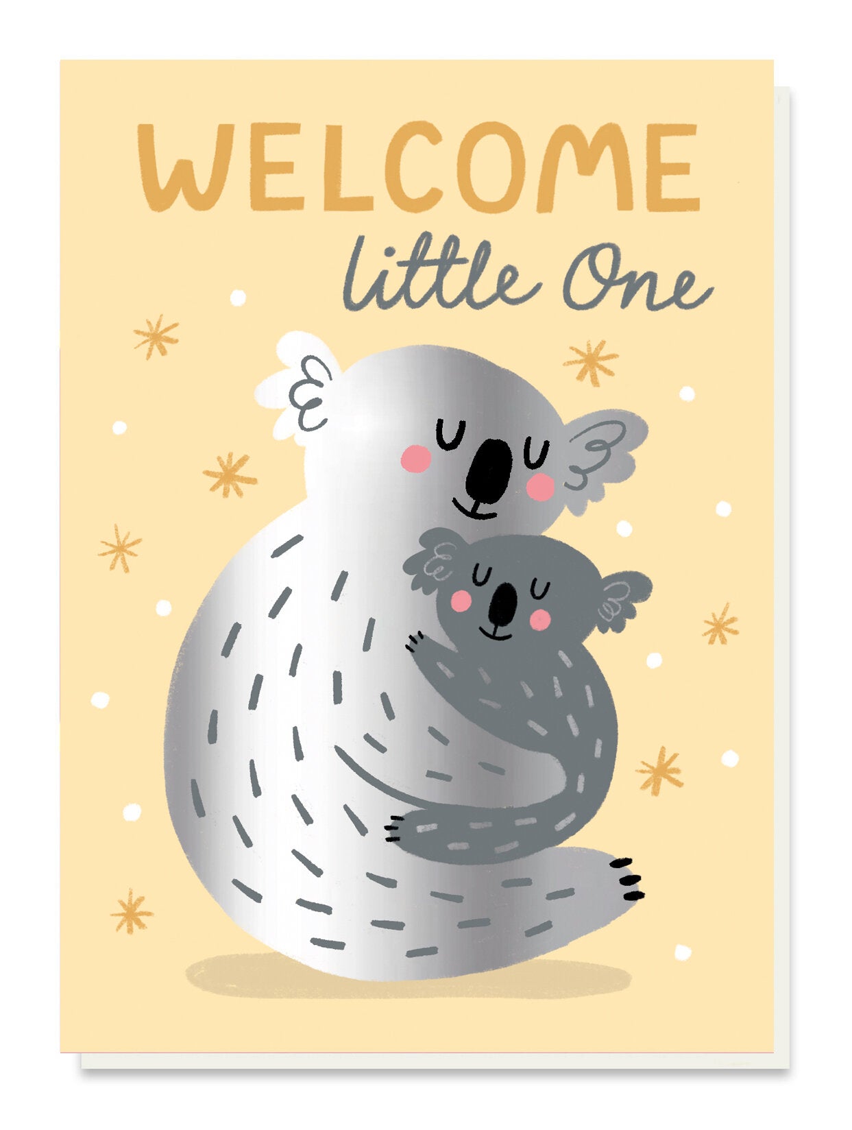 Koala Cuddles Baby Card