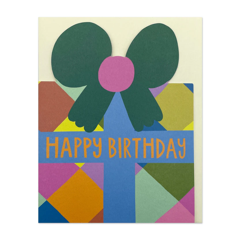Happy Birthday Die-Cut Mini Card