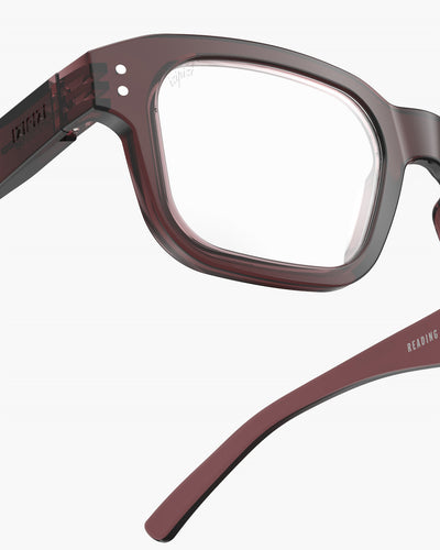 Reading Glasses - Design 'Quote' in Old Leather by Izipizi