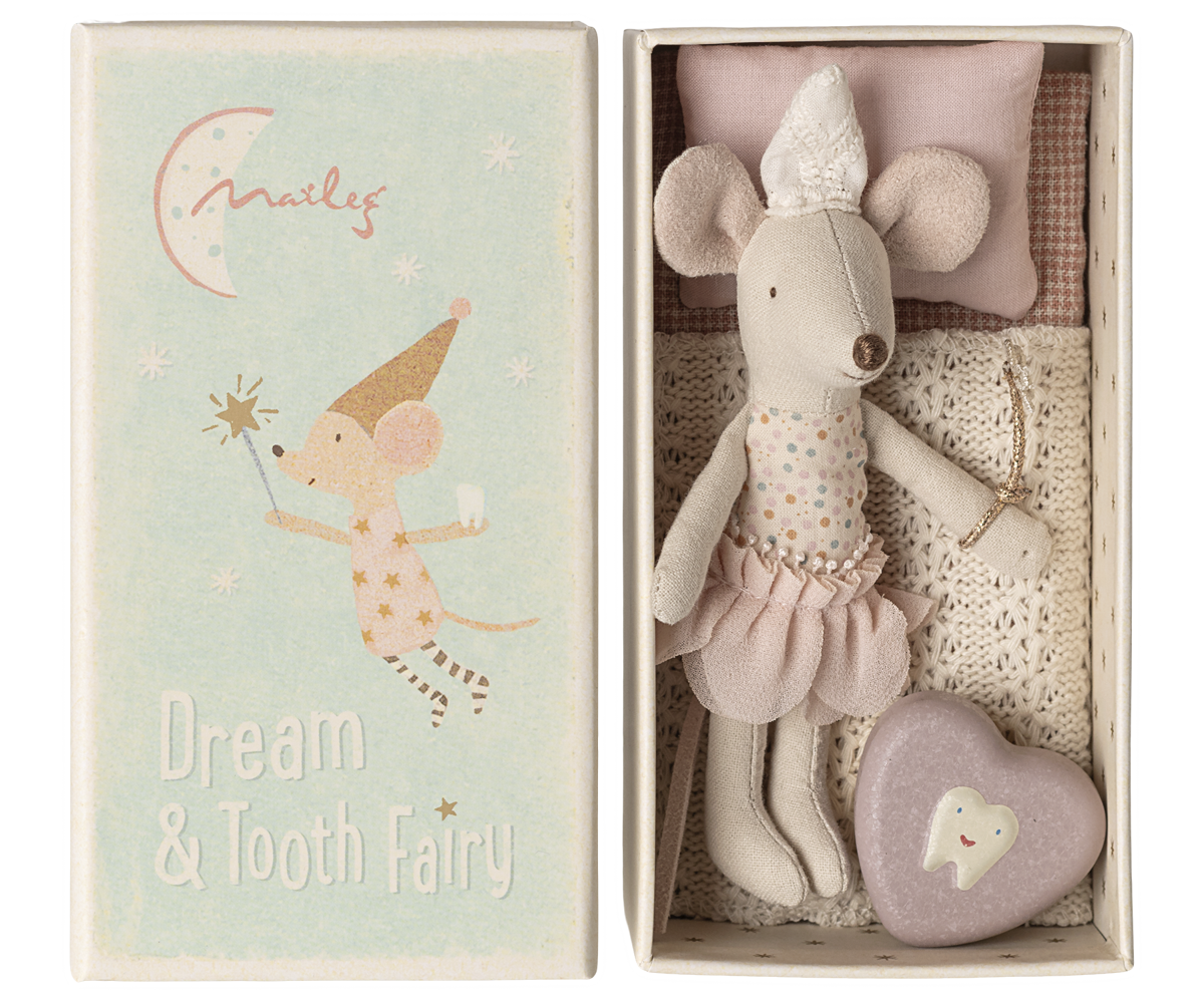NEW Tooth Fairy Mouse - Little Sister in Matchbox