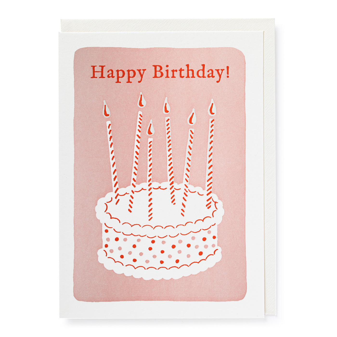 Spotty Birthday Cake Card