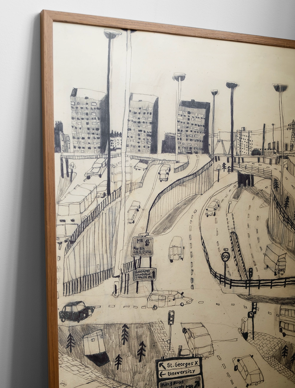 'Charing Cross' Print by Brian McHenry 50 x 70cm