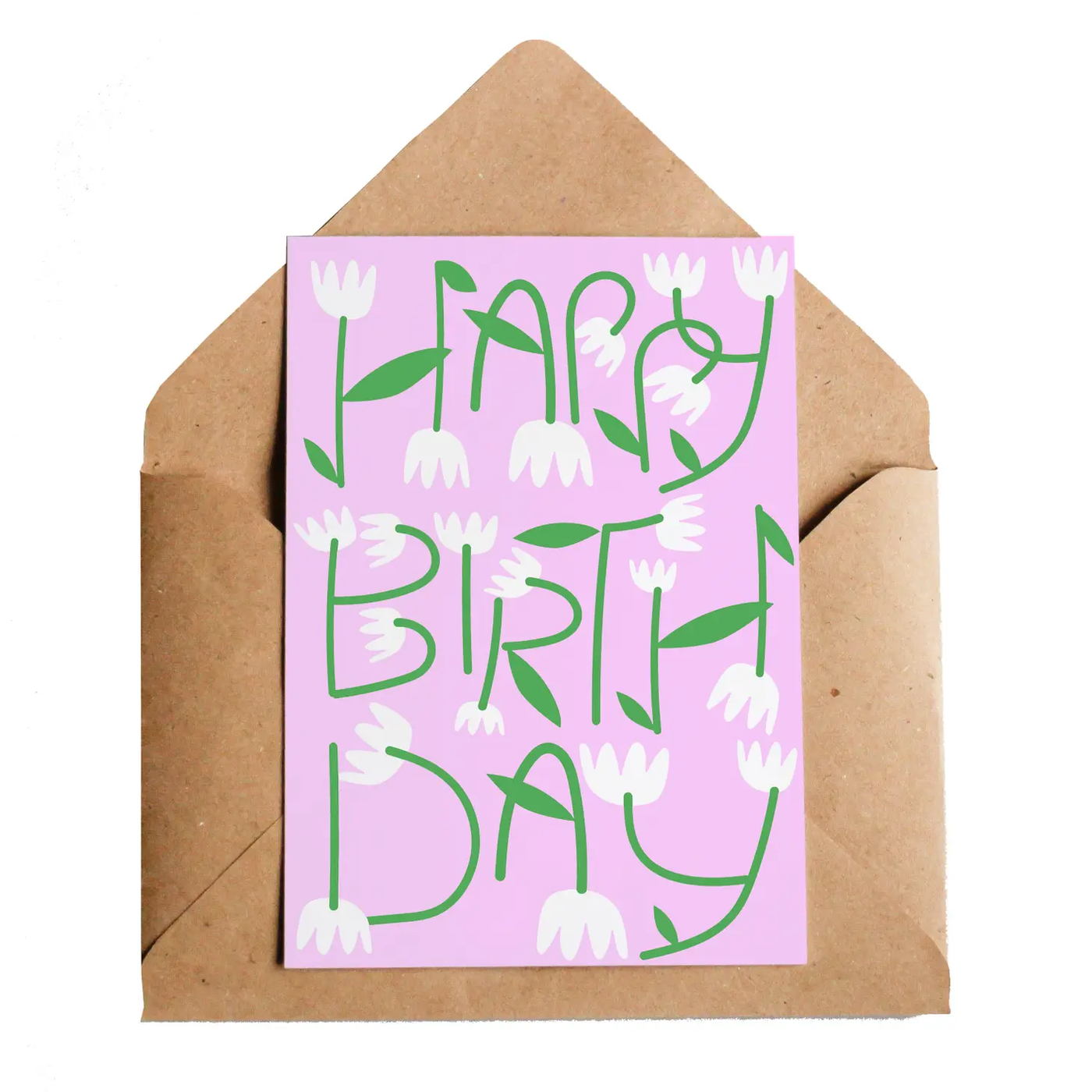 Birthday Flowers Card