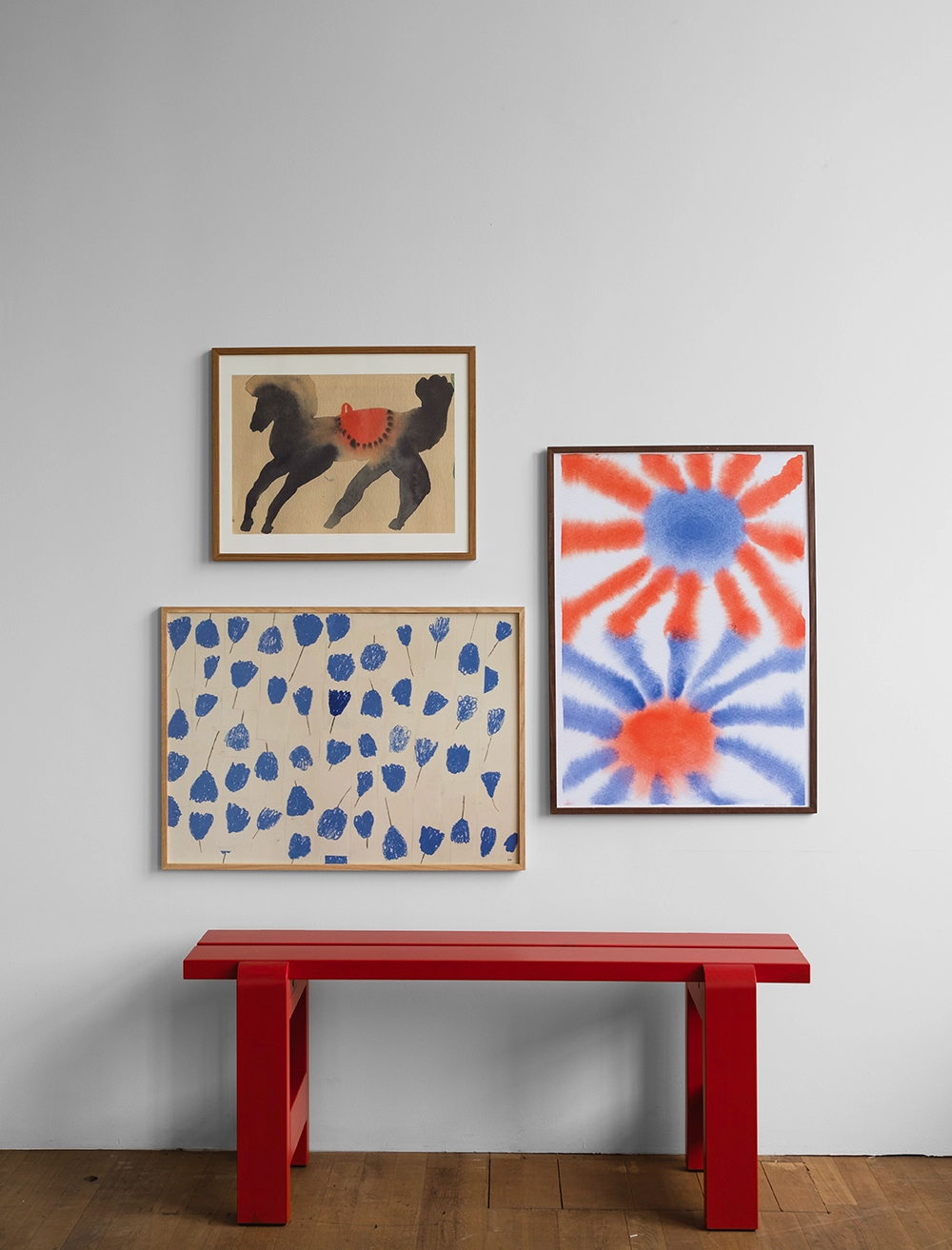 'Bouquet Blue' Print by Isis Maakestad 50 x 70cm