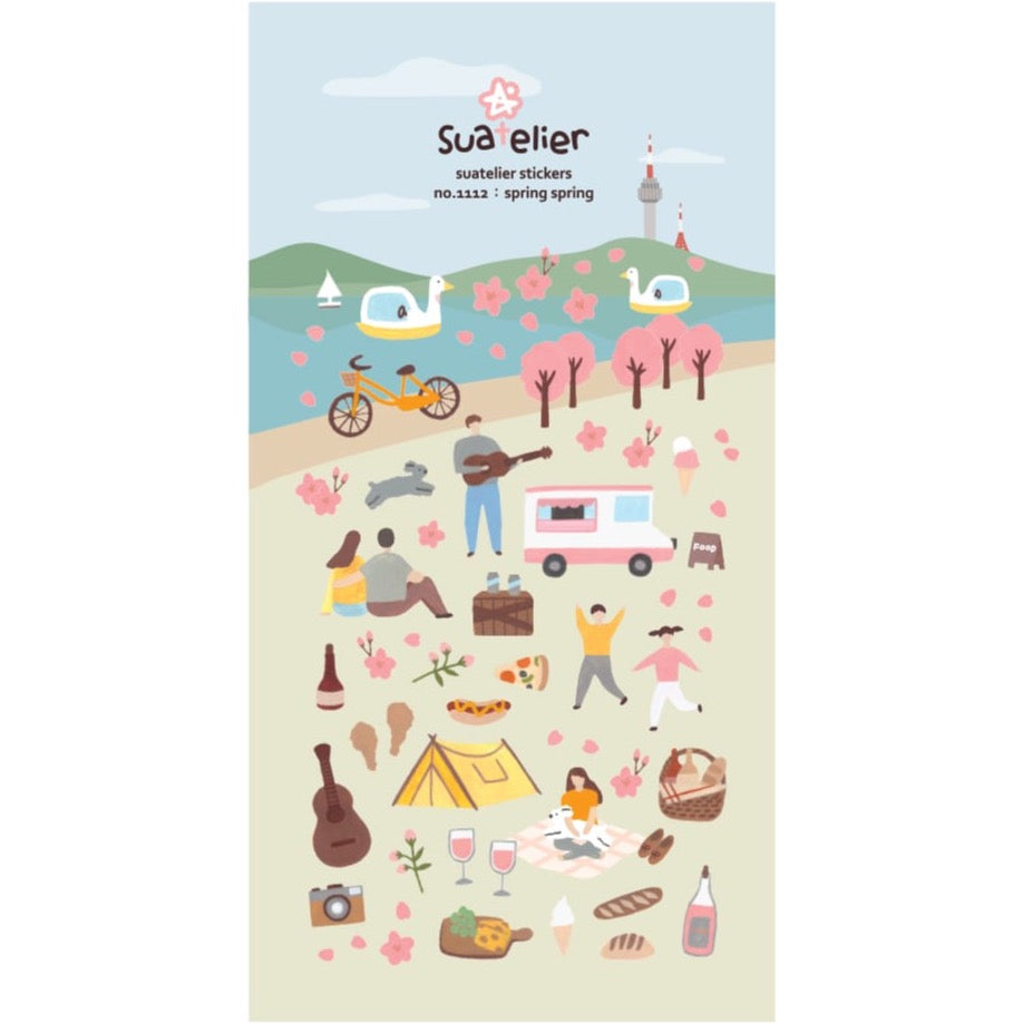 Spring Spring Stickers - 1112 By Suatelier