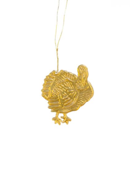 Turkey Decoration - Pressed Antique Brass