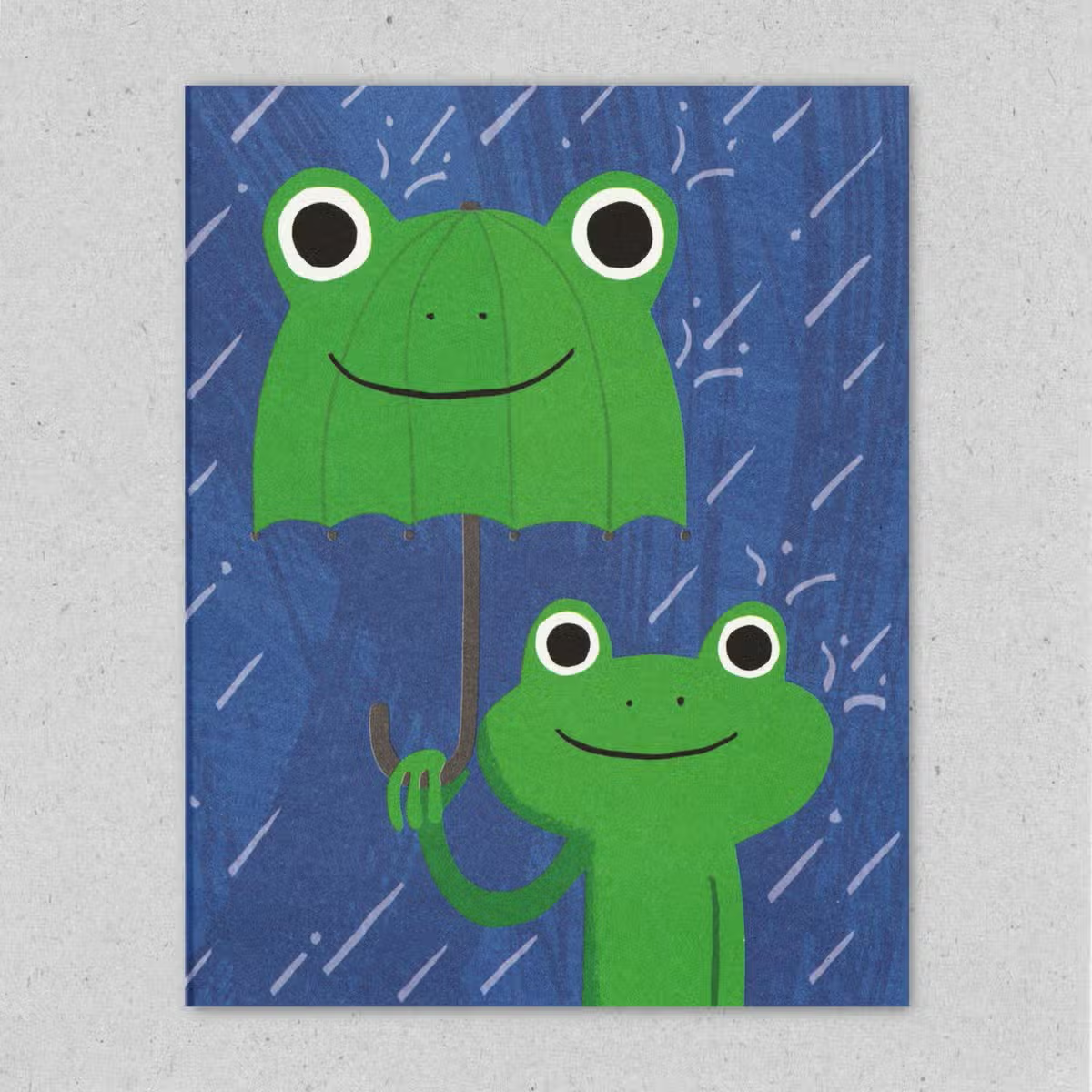 Frog Brolly Card