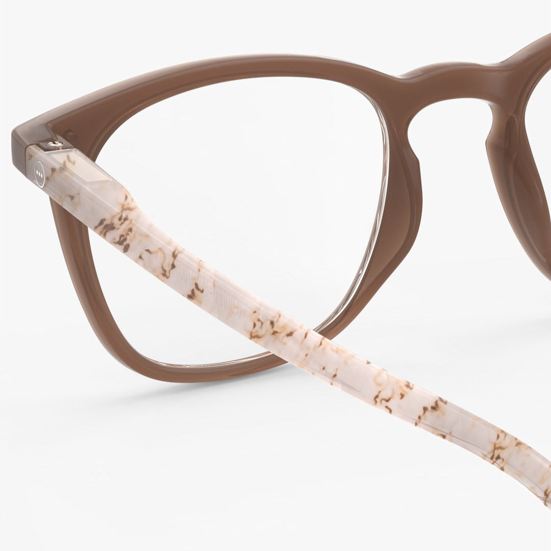 Reading Glasses - Design 'E' in Light Marble by Izipizi