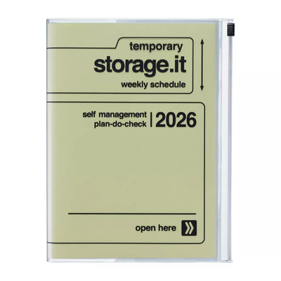 A5 Storage.it Wallet Diary - 2026
