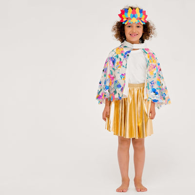 Paradise Dress Up Cape with Multicoloured Sequins