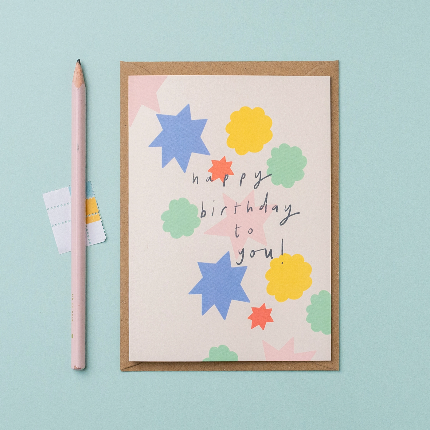 Happy Birthday to You Shapes Card