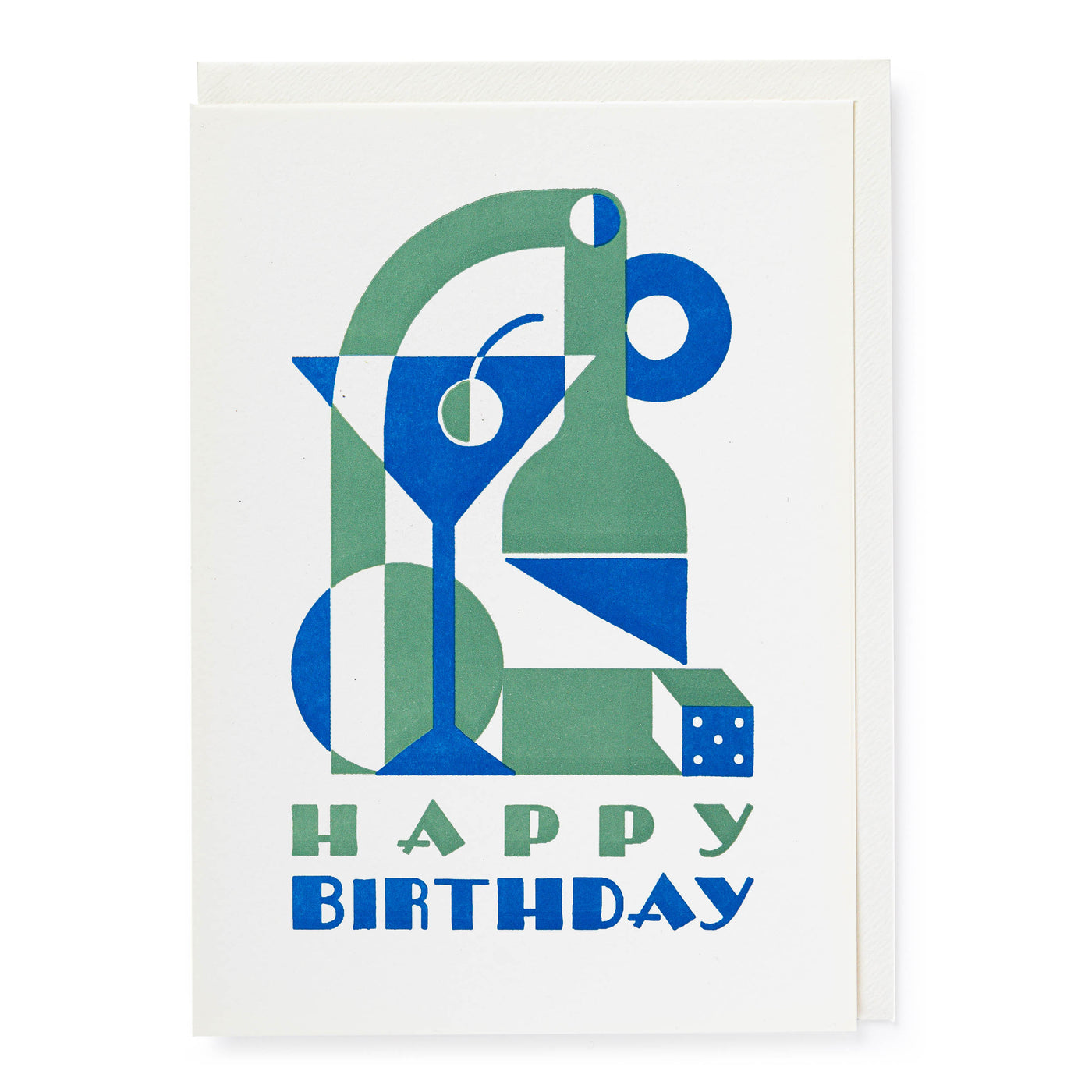 Art Deco Still Life Birthday Card