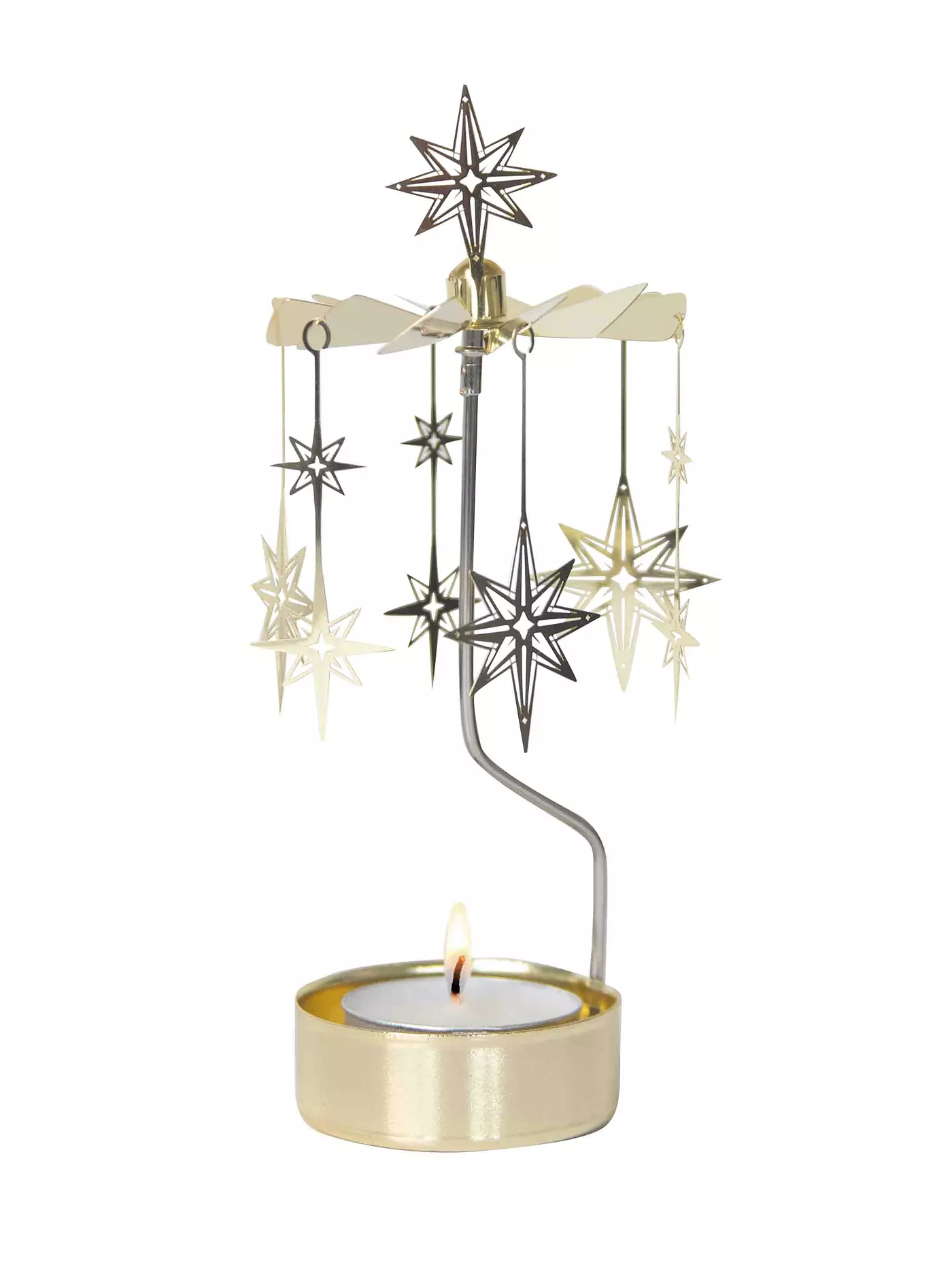 Anglaspel Candle Holder - Gold Northern Star