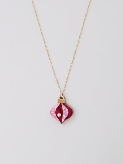 Limited Edition Bauble Necklace - Red